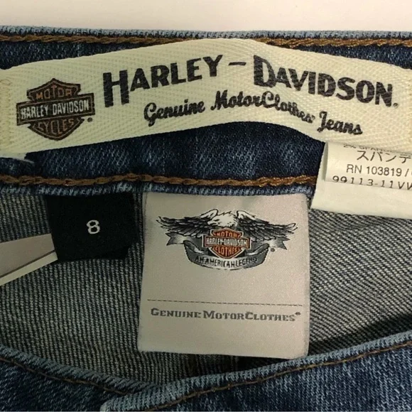 Harley-Davidson Bootcut Denim Jeans 8 - Picture 10 of 10